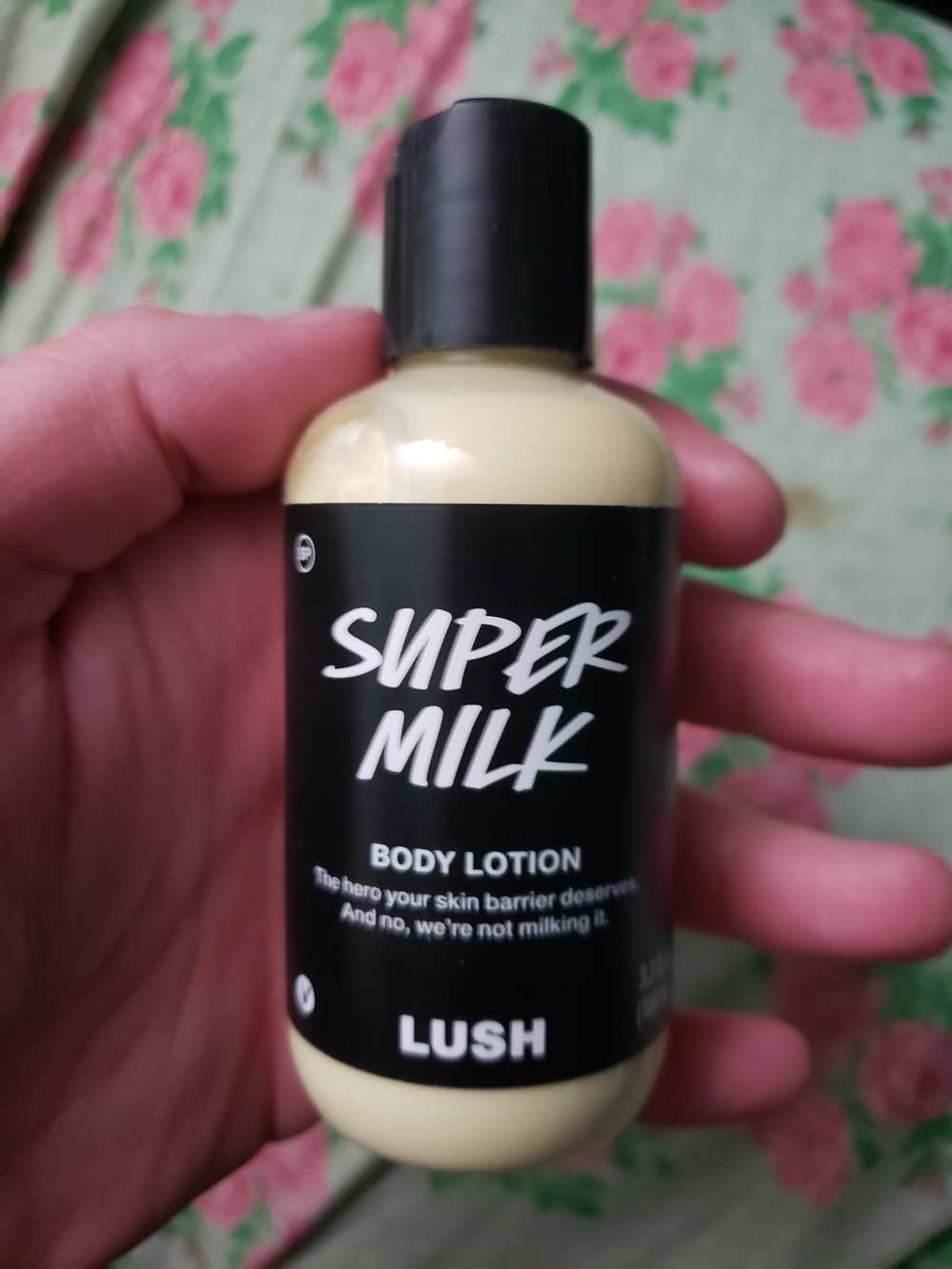 LUSH Super Milk Body Lotion - Black & Cream Bottle Sealed New